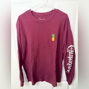 Pineapple long sleeve tee